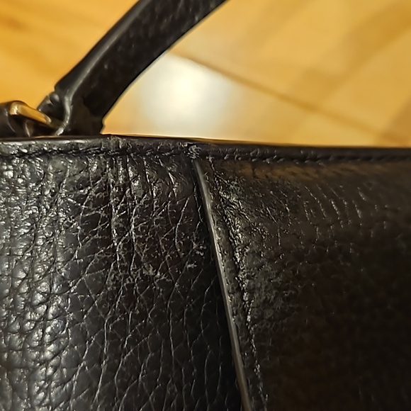 Kate Spade Pebble Leather Harlow Wallet on a String Black in Good Used Condition - Picture 14 of 15